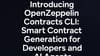 Introducing OpenZeppelin Contracts CLI: Smart Contract Generation for Developers and AI Agents