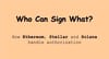 Who Can Sign What: How Blockchains Handle Authorization
