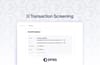 Introducing Transaction Screening