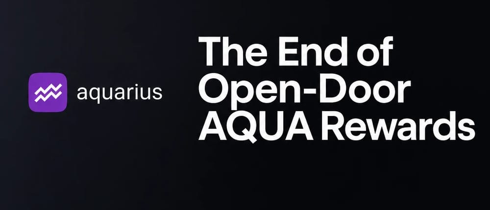 The End of Open-Door AQUA Rewards