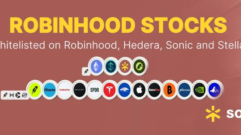 SODAX Whitelists Robinhood Stocks across 4 Networks