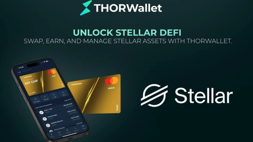 THORWallet Integrates with the Stellar Ecosystem to Deliver Seamless Swaps and Mobile-First DeFi Access