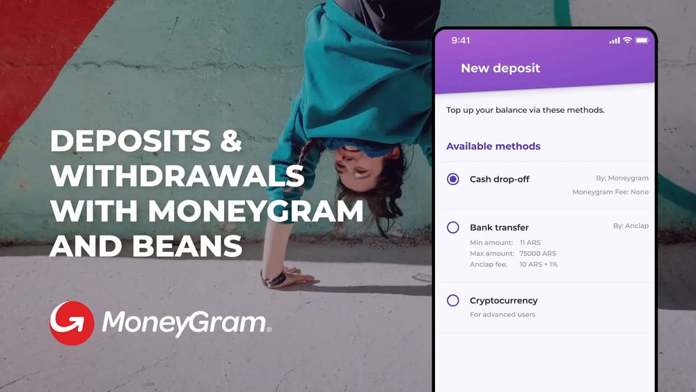 Deposits and Withdrawals with MoneyGram and Beans!