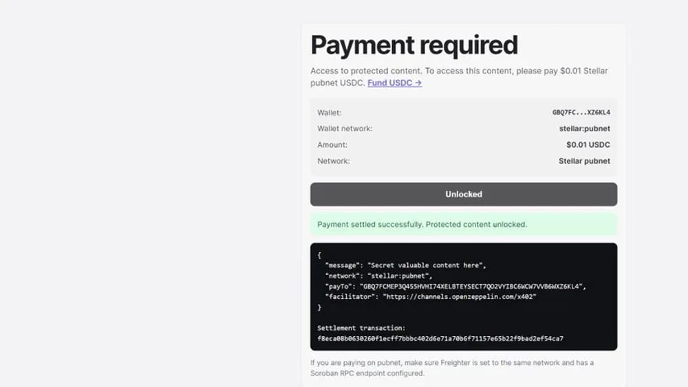 The Internet Finally Has A Native Payment Layer | x402 Is Live On The Stellar Network