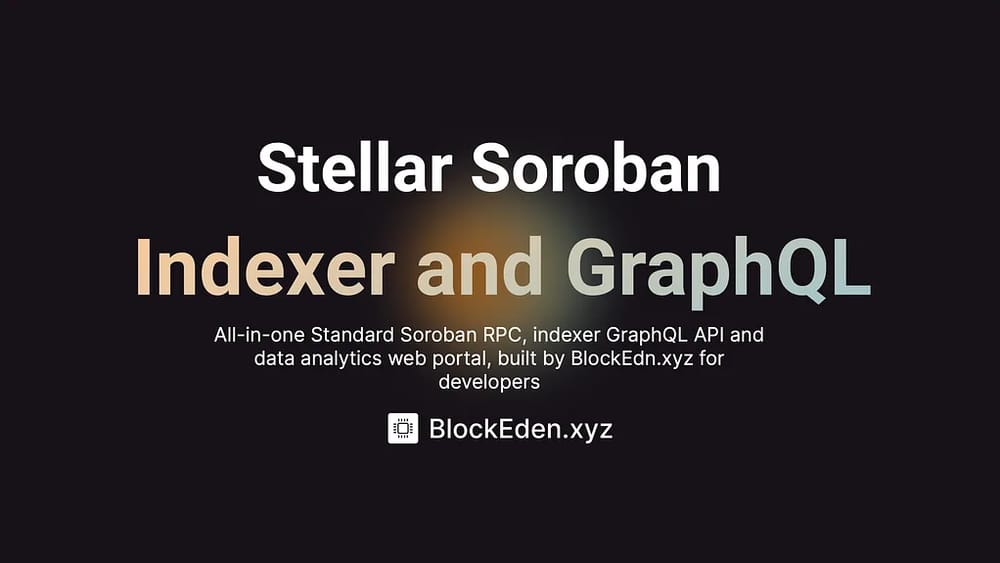[Pitch Deck] Stellar Soroban Indexer and GraphQL