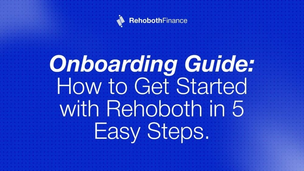 Onboarding Guide: How to Get Started with Rehoboth in 5 Easy Steps