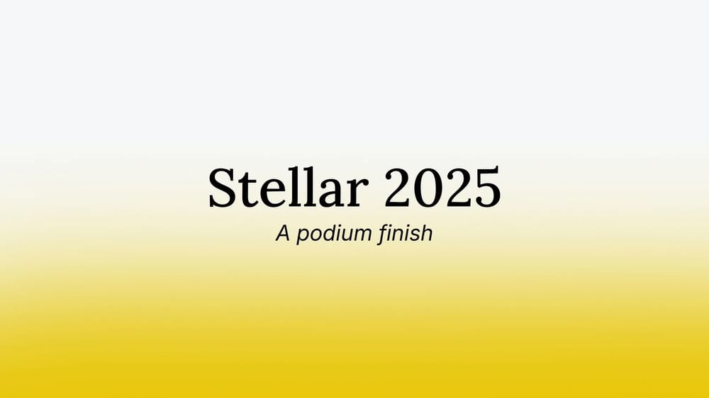Stellar 2025: A Podium Finish