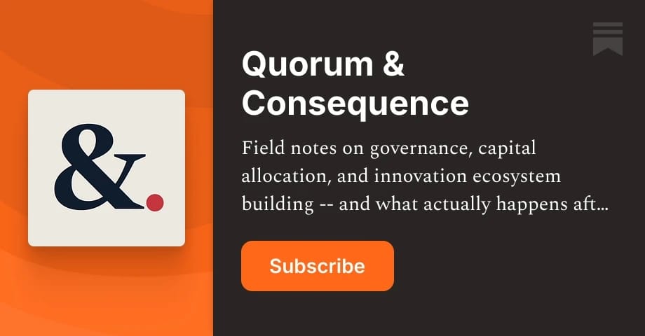 Welcome to Quorum & Consequence