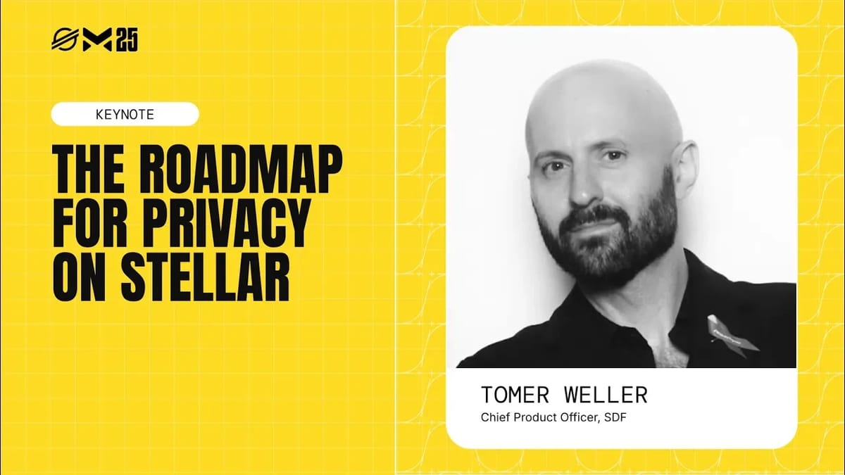 The Roadmap for Privacy on Stellar | Meridian 2025 | Lumen Loop