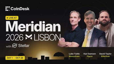 CoinDesk Live at Stellar Meridian 2026