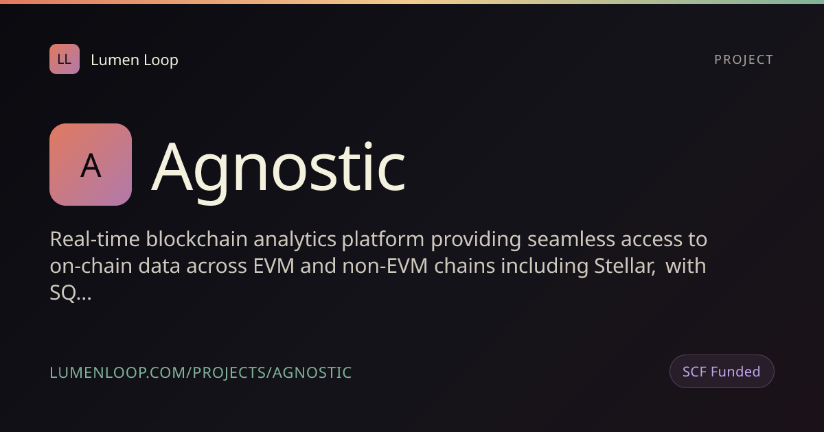 Agnostic | Lumen Loop