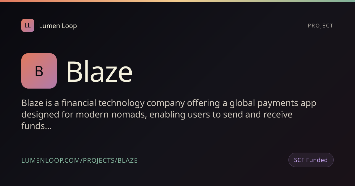 Blaze | Lumen Loop