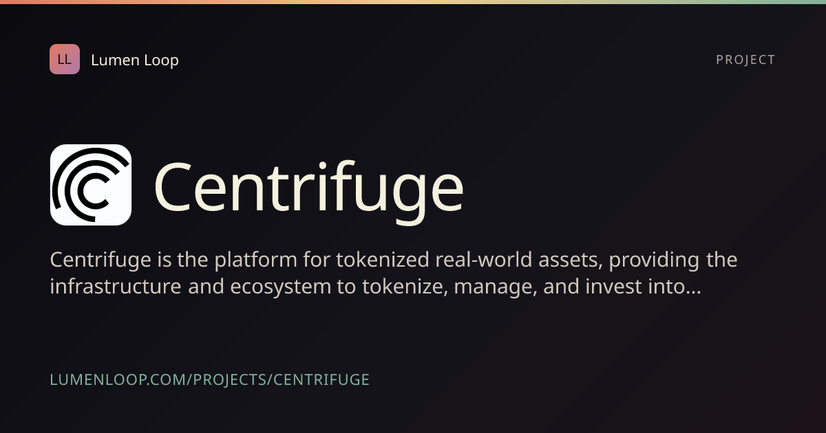 Centrifuge | Lumen Loop