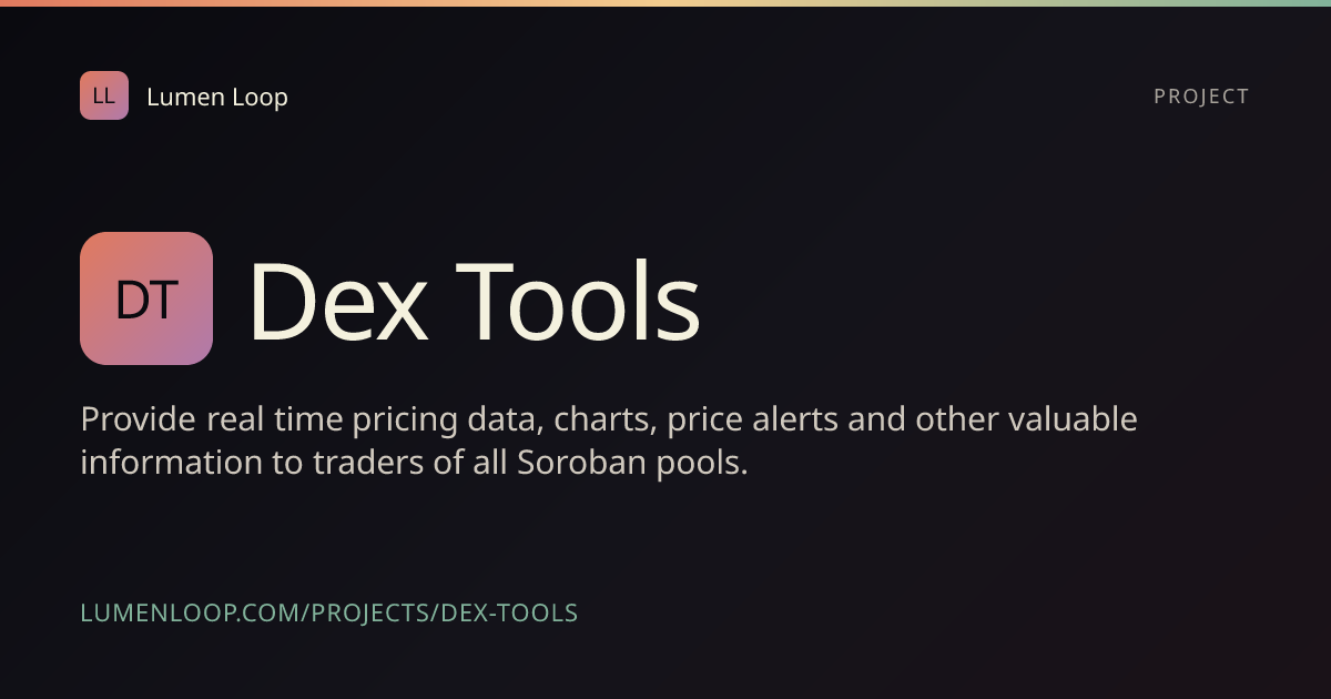 Dex Tools | Lumen Loop