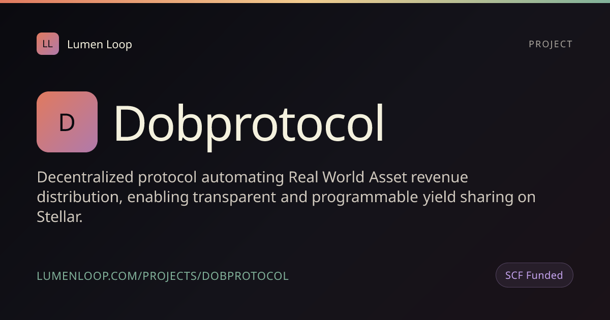 Dobprotocol | Lumen Loop