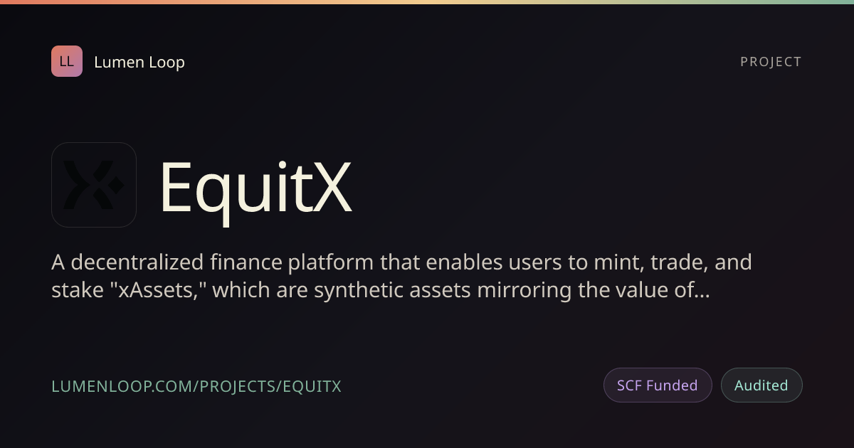 EquitX | Lumen Loop
