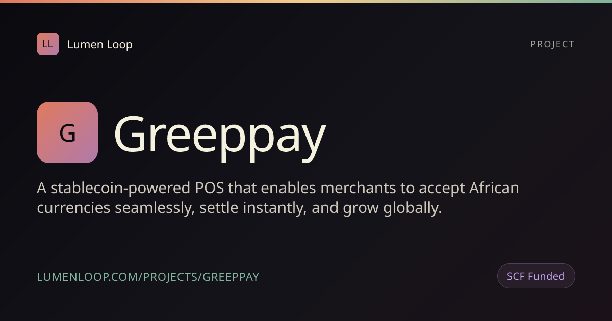 Greeppay | Lumen Loop