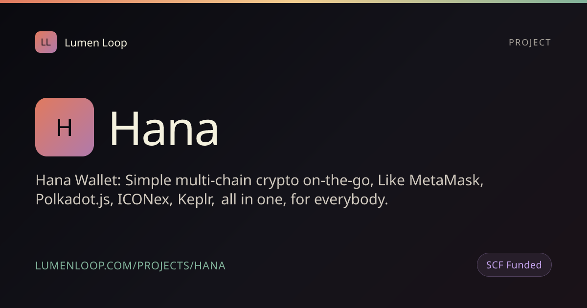 Hana | Lumen Loop