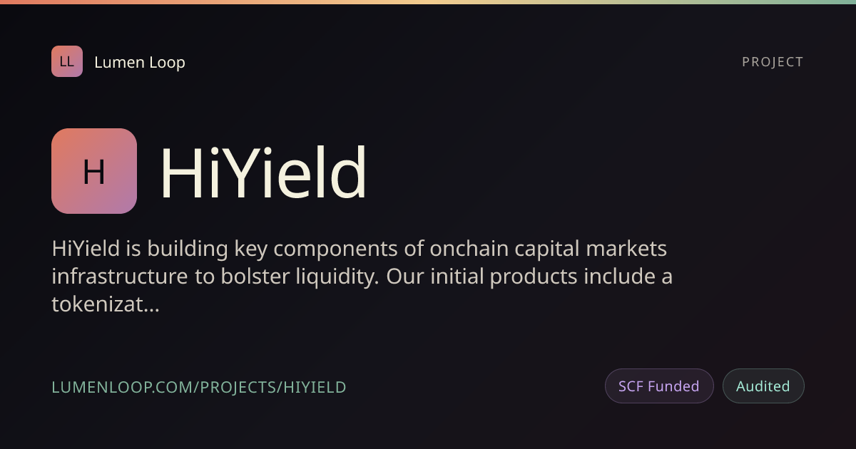 HiYield | Lumen Loop