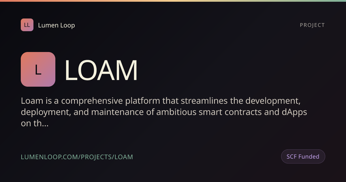 LOAM | Lumen Loop