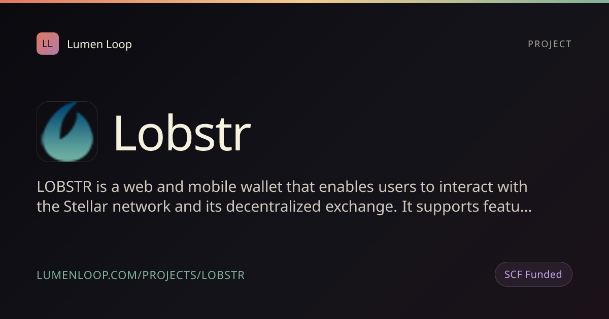 Lobstr | Lumen Loop