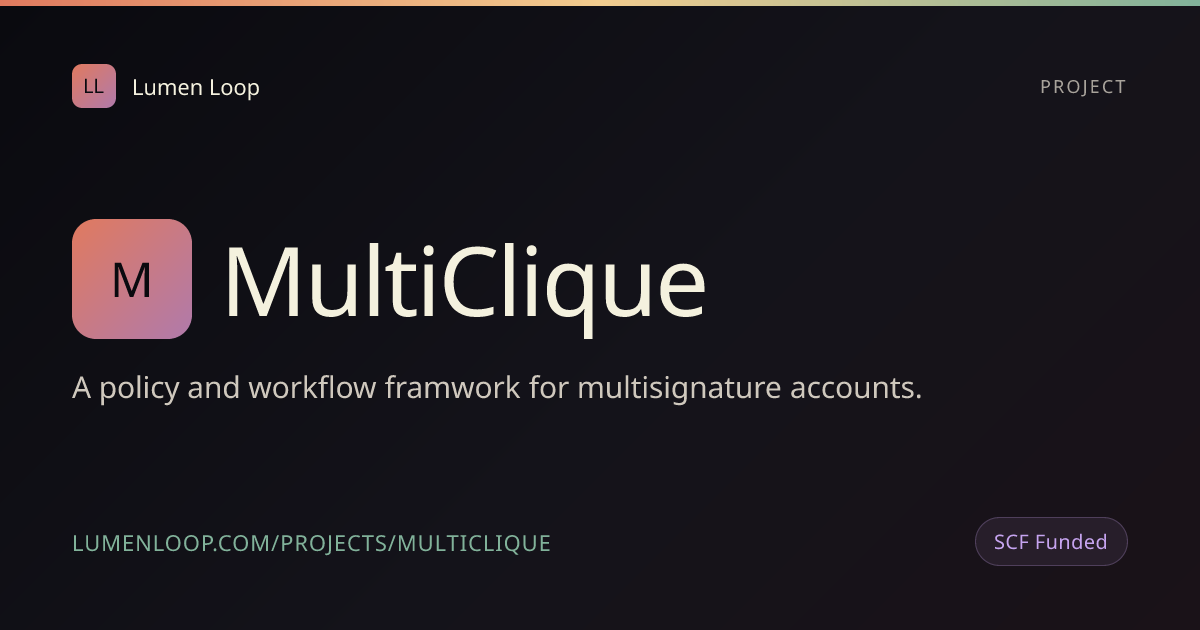 MultiClique | Lumen Loop