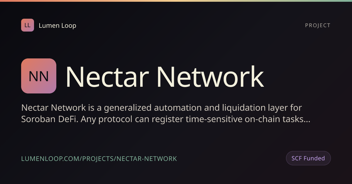 Nectar Network | Lumen Loop