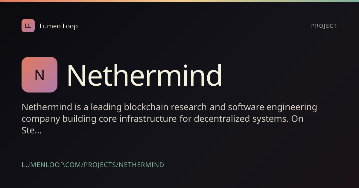 Nethermind | Lumen Loop