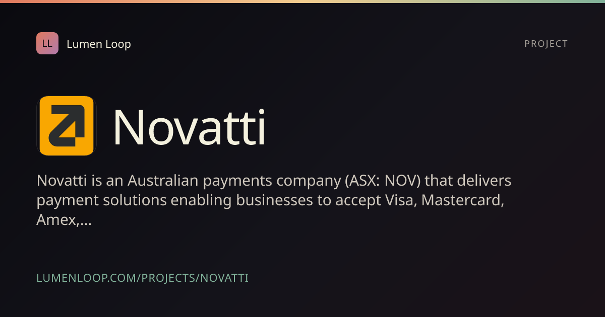 Novatti | Lumen Loop