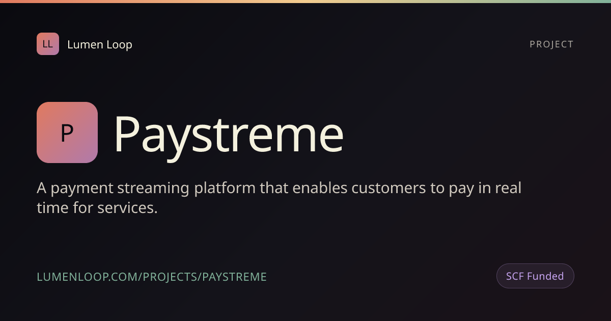 Paystreme | Lumen Loop