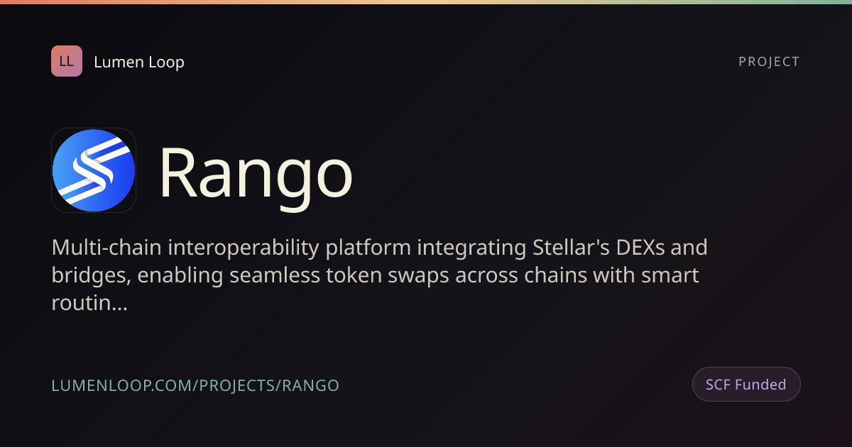 Rango | Lumen Loop
