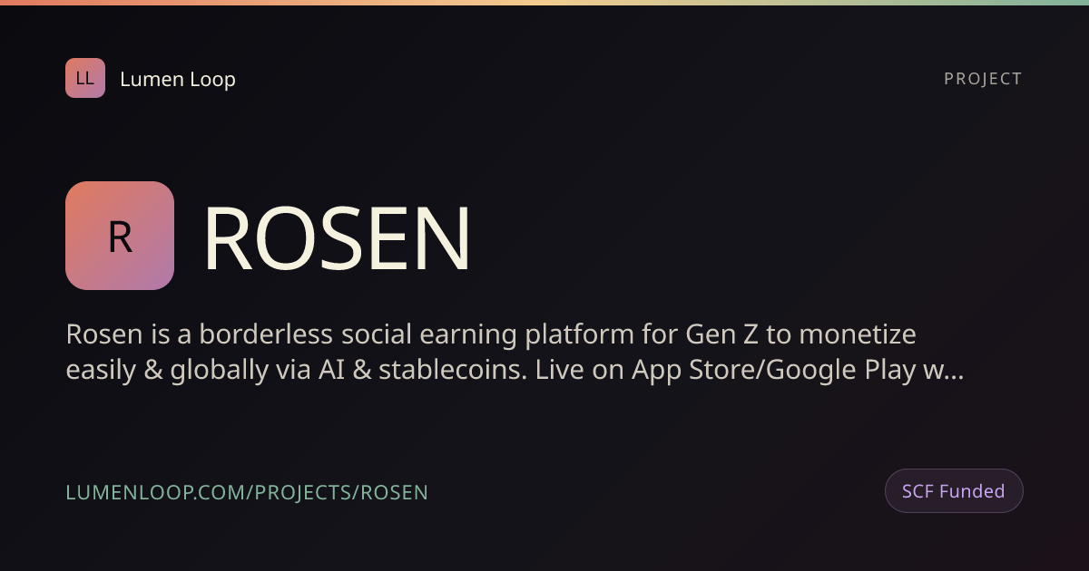 ROSEN | Lumen Loop