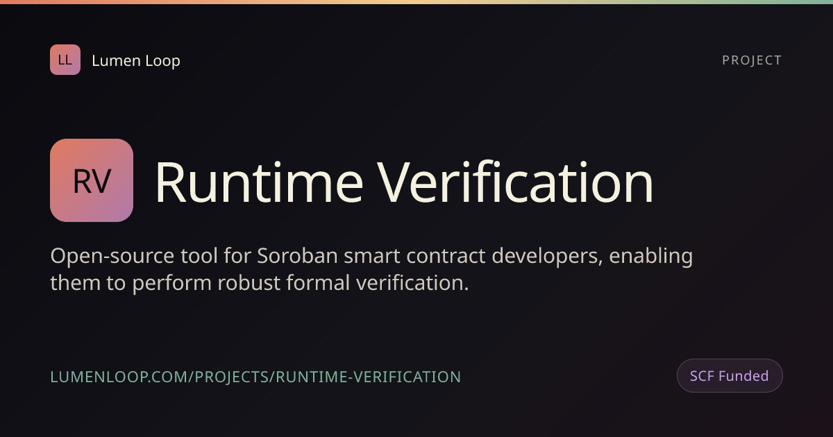 Runtime Verification | Lumen Loop