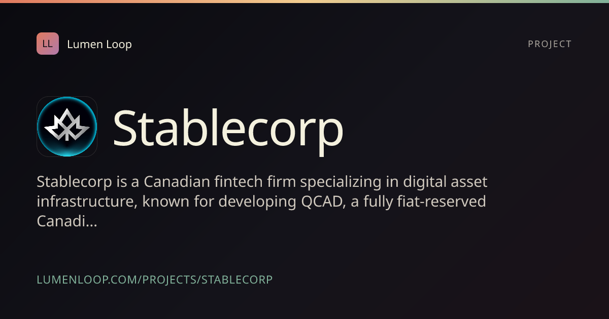 Stablecorp | Lumen Loop