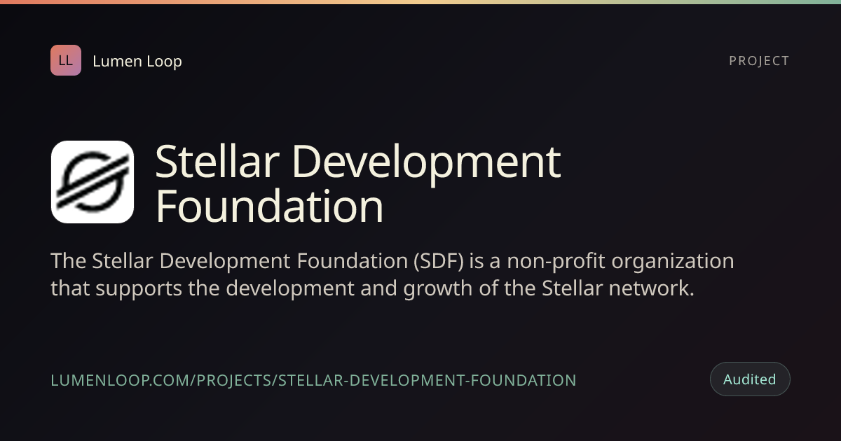 Stellar Development Foundation | Lumen Loop