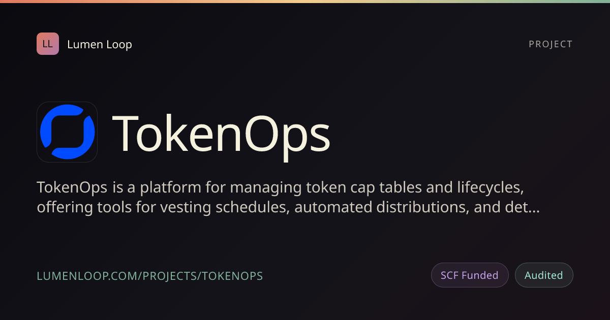 TokenOps | Lumen Loop