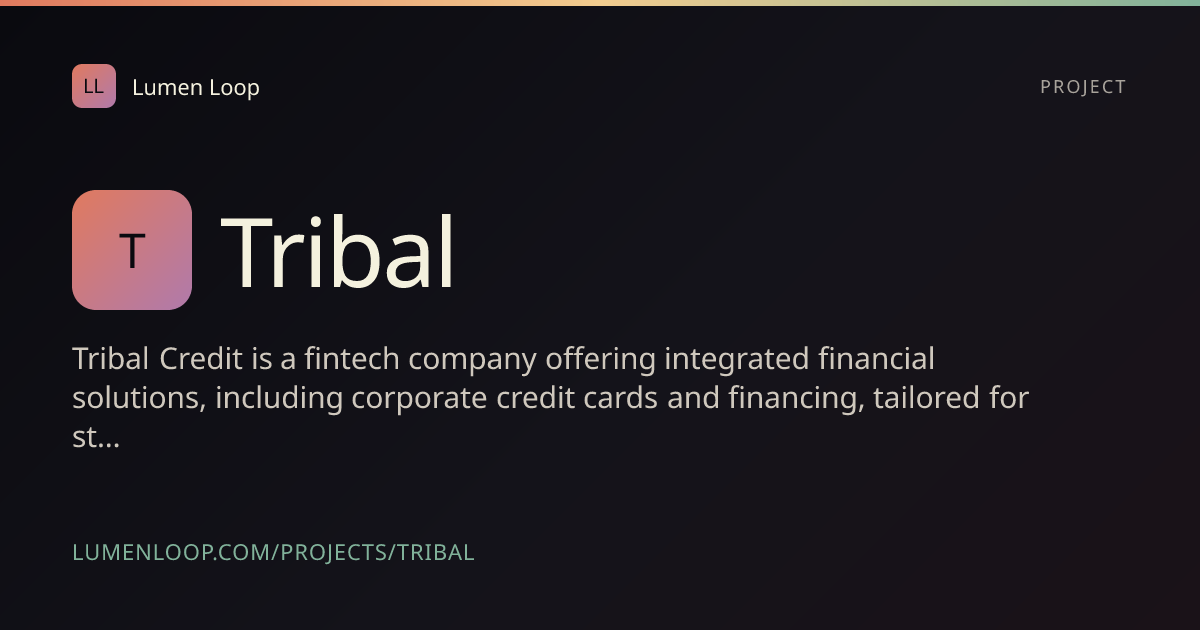 Tribal | Lumen Loop