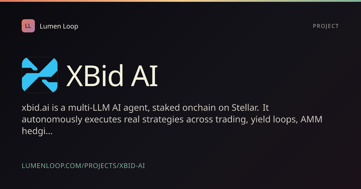 XBid AI | Lumen Loop