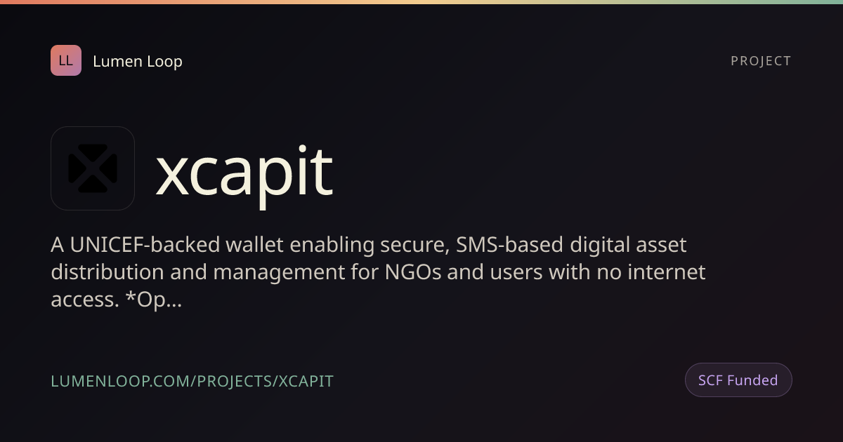 xcapit | Lumen Loop